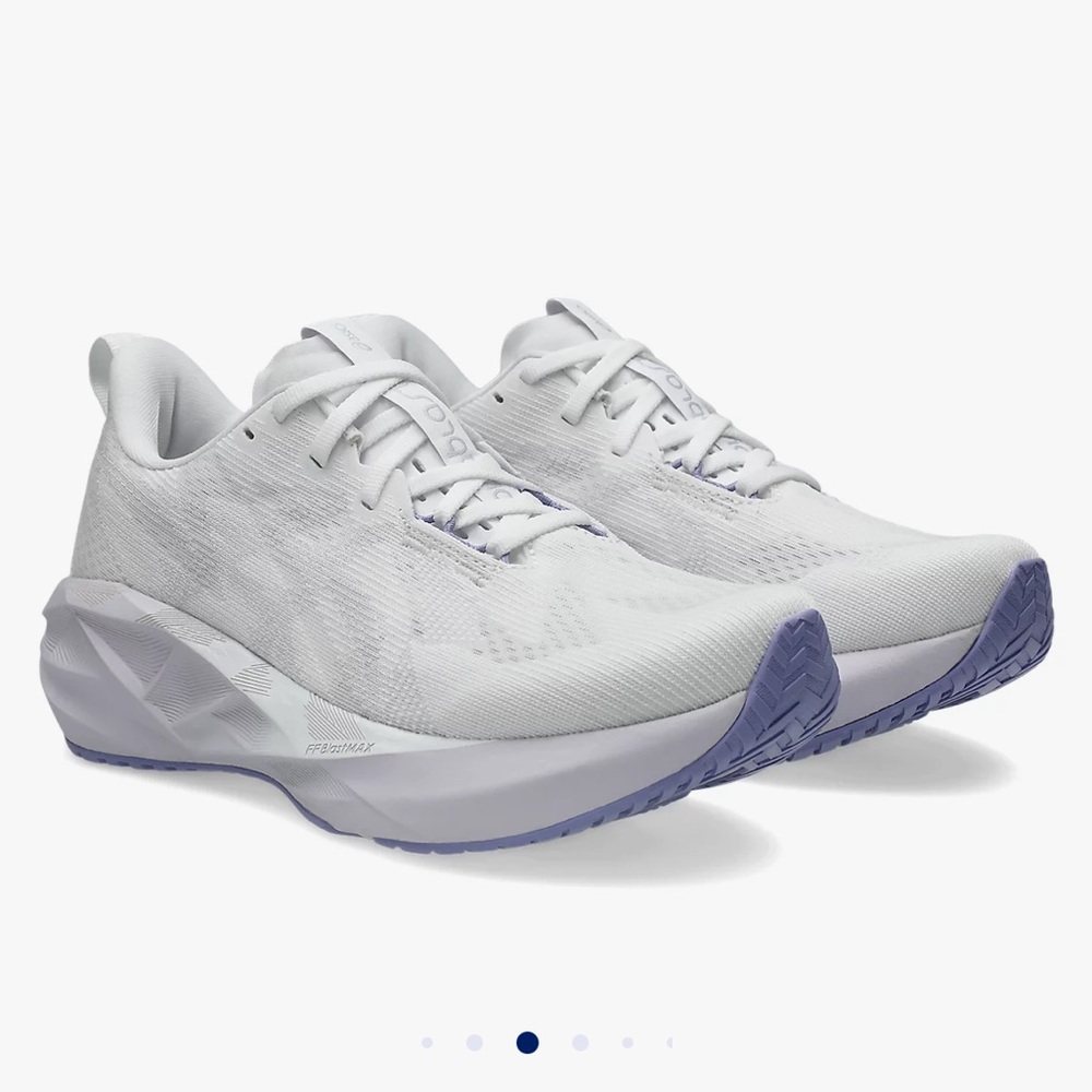 Asics White and Gray Athletic Shoes